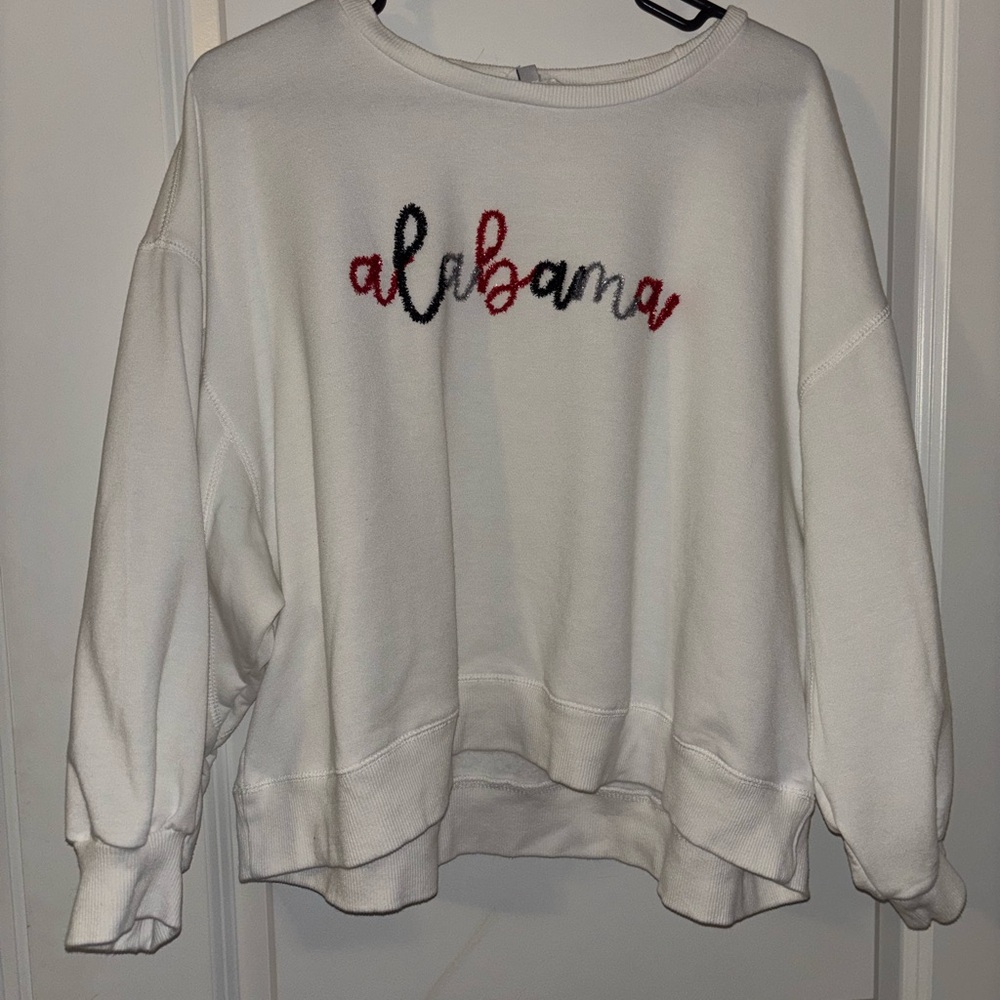 White Alabama Sweatshirt